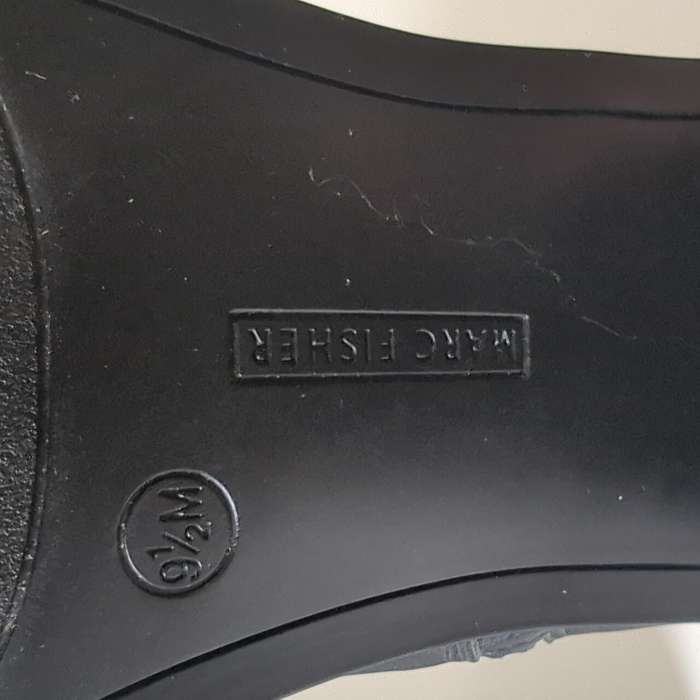 Marc Fisher Dairey Women's Black Ankle Boots Size 9.5 - Picture 13 of 16